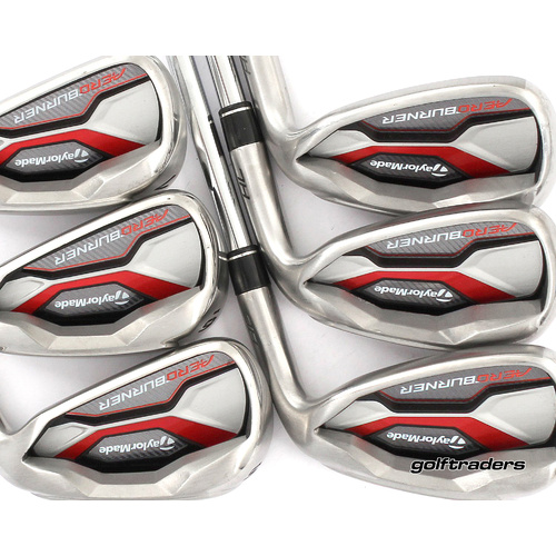 Taylormade AeroBurner HL Irons 5-PW Steel Regular Flex +0.5" Longer M2198