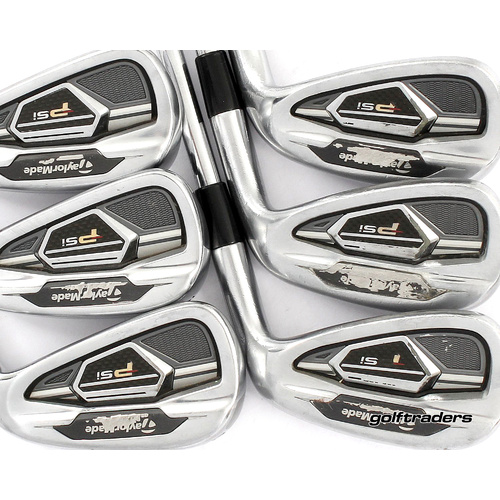 Taylormade PSi Irons 5-PW Steel Stiff Flex New Grips M2208