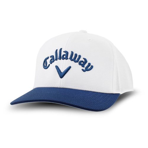 Callaway 2026 Performance Pro Golf Cap - White / Navy - OSFA M2211