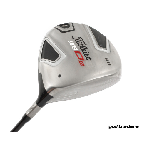 Titleist 909 D2 Driver 9.5º Graphite Stiff Flex New Grip M2215