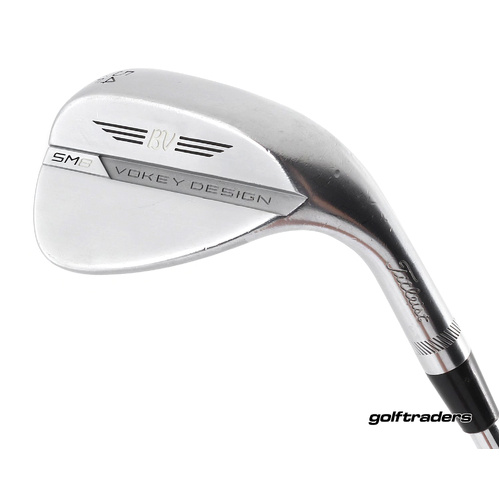 Titleist SM8 Tour Chrome Sand Wedge 54.14F Graphite Stiff Flex New Grip M2282