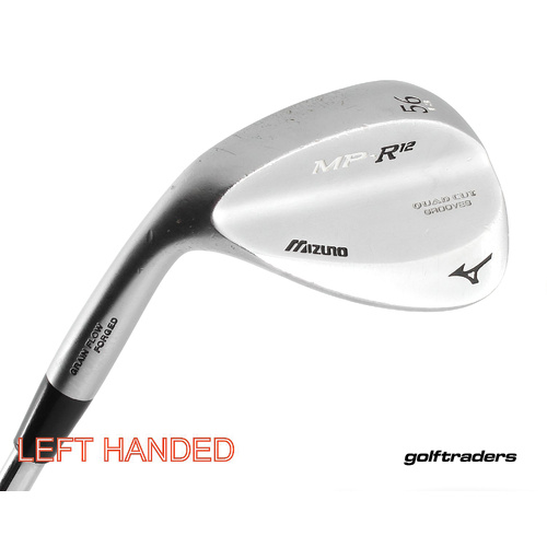 Mizuno MP-R12 Forged Chrome Sand Wedge 56.13 Steel Wedge Left Handed M23