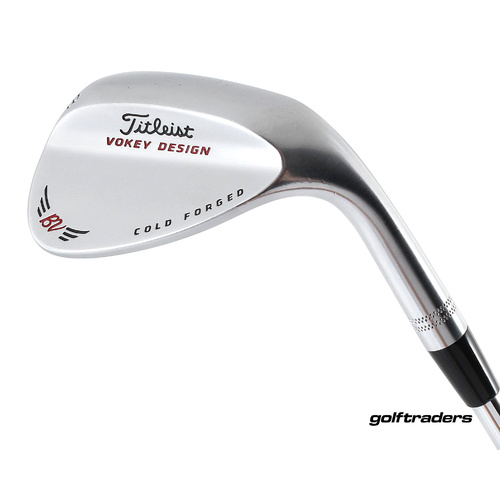 Titleist Vokey Cold Forged Chrome Lob Wedge 58.08 Steel Stiff New Grip M2313