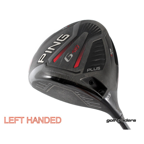 Ping G410 Plus Driver 10.5º Graphite Stiff Flex Left Handed New Grips M2320