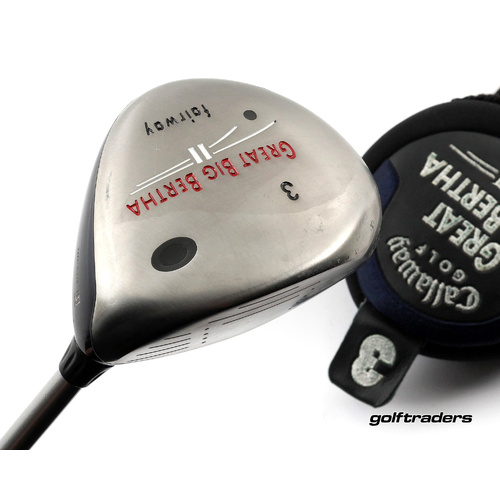 Callaway Great Big Bertha II 3 Wood 15º Graphite Regular Cover New Grip M2421