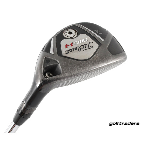 Titleist 910H 4 Hybrid 21º Steel Stiff Flex New Grip M2450