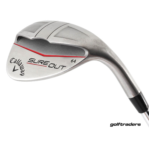 Callaway Sure Out Lob Wedge 64º Steel Stiff Flex New Grip M2483