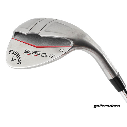 Callaway Sure Out Lob Wedge 64º Steel Stiff Flex New Grip M2485