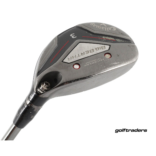 Callaway Big Bertha 3 Hybrid 18º Graphite Stiff Flex New Grip M2586
