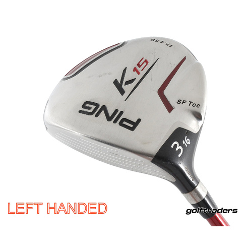 Ping K15 SFT 3 Fairway Wood 16º Graphite Regular Left Handed New Grip M2590