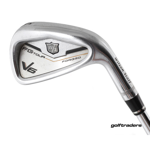 Wilson Staff FG Tour V6 Forged 6 Iron Steel Stiff Flex New Grip M2615
