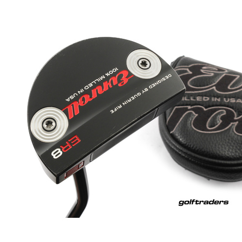 Evnroll ER8 Black Milled In USA Mallet Putter 35" Steel Cover M2622