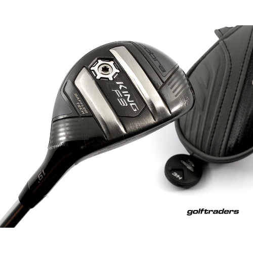 Cobra King F8 3 Hybrid 19º Graphite Stiff Flex Cover New Grip M2638