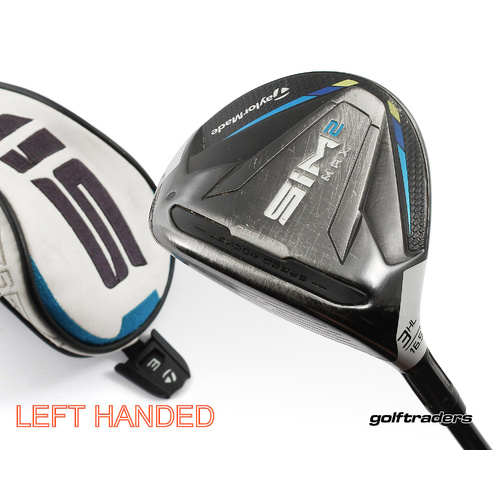 Taylormade Sim 2 Max HL 3 Wood 16.5º Graphite X-Stiff Cover Left Handed M2661