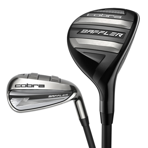Cobra 2025 Baffler Black Combo Set 4-5 Hybrids 6-PW Graphite Seniors M2680