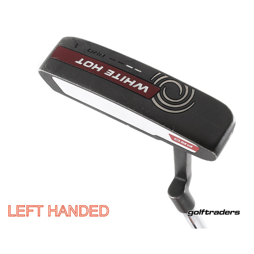 Odyssey White Hot Pro #1 Blade Putter 35" Steel Left Handed New Grip M2688