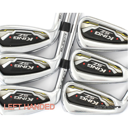 Cobra Speedzone SZ Irons 5-PW Steel Regular Flex Left Handed New Grips M2690