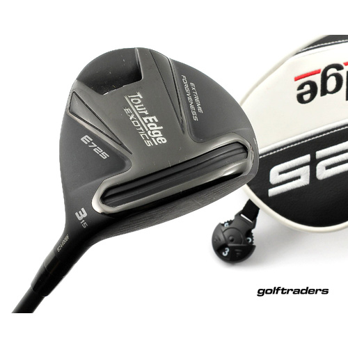 Tour Edge Exotics E725 3 Fairway Wood 15º Graphite Regular Flex Cover M2696