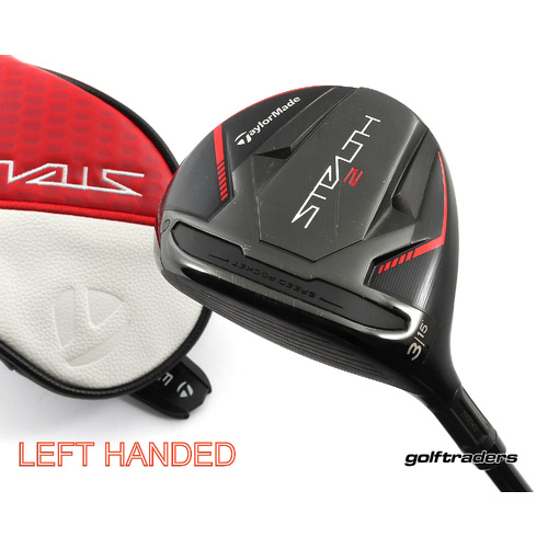 Taylormade Stealth 2 3 Fairway Wood 15º Graphite Regular Flex Cover LH M2703