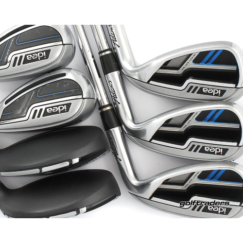 Adams Idea Blue Hybrid Combo Irons 4-PW Graphite / Steel Regular Flex M2711