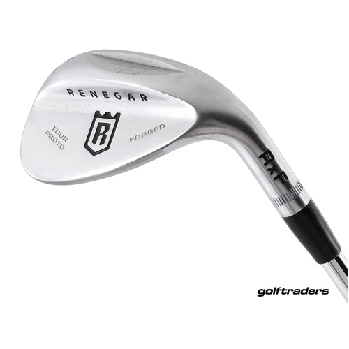 Renegar RXF Forged Tour Proto Lob Wedge 61º Steel Stiff Flex New Grip M2717