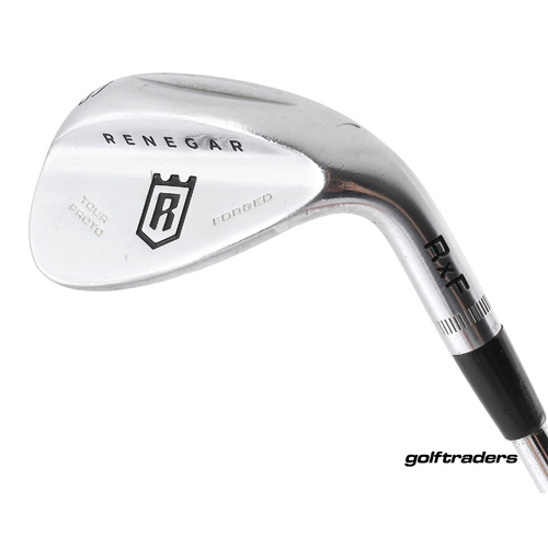 Renegar RXF Forged Tour Proto Gap Wedge 51º Steel Stiff Flex New Grip M2718