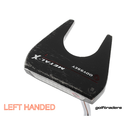 Odyssey Metal X #7 Mallet Putter 35" Steel Left Handed New Grip M2722
