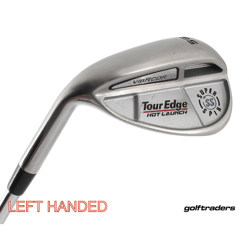 Tour Edge Hot Launch SS Vibrcor Sand Wedge 56º Steel Wedge Left Handed M2725
