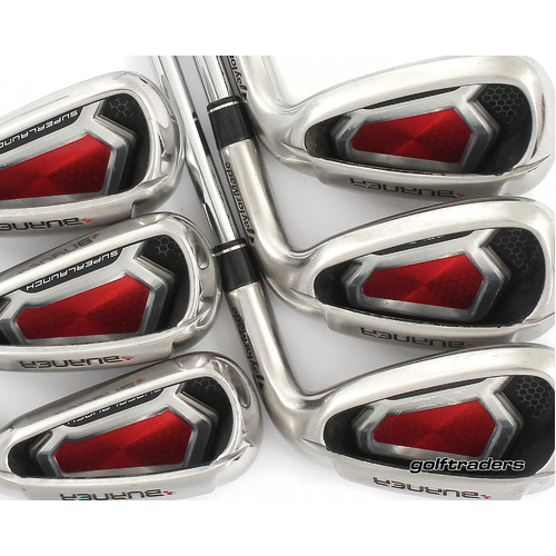 Taylormade Burner Superlaunch Irons 5-PW Steel Stiff Flex +0.5" Longer M2749