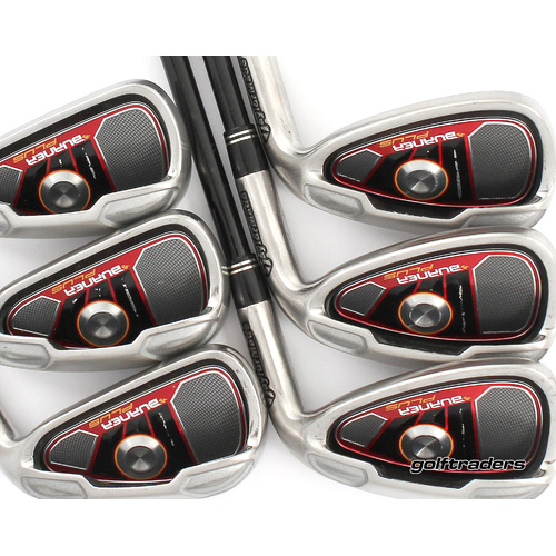 Taylormade Burner Plus Irons 5-PW Graphite Stiff Flex New Grips M2756