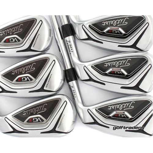Titleist VG3 Type-D Tungsten Forged Irons 5-PW Steel Stiff Flex M2759