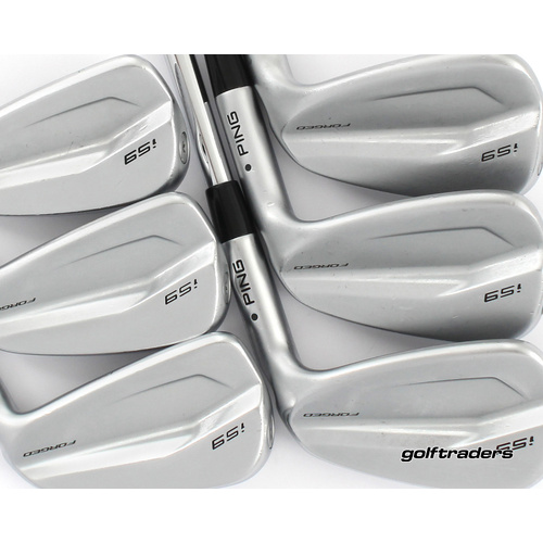 Ping i59 Forged Black Dot Irons 5-PW Steel Stiff Flex M2763