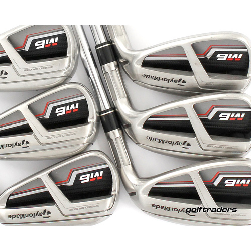 Taylormade M6 Irons 5-PW Steel Stiff Flex New Grips M2764