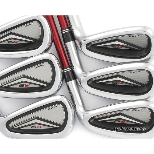 Taylormade R9 Max Irons 5-PW Graphite Regular Flex New Grips M2767