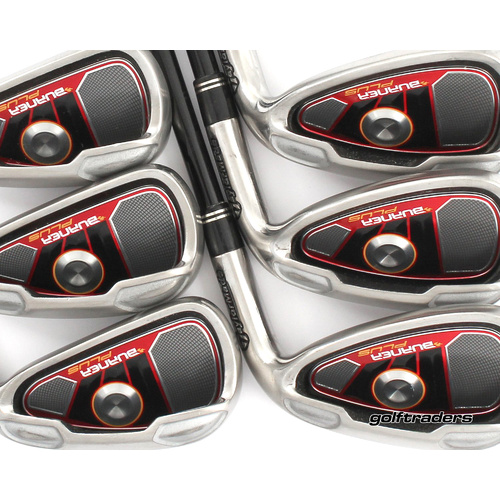 Taylormade Burner Plus Irons 5-PW Graphite Stiff Flex New Grips M2769