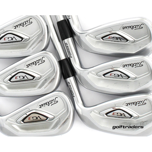 Titleist Forged VG3 Irons 5-PW Graphite Regular Flex New Grips M2778