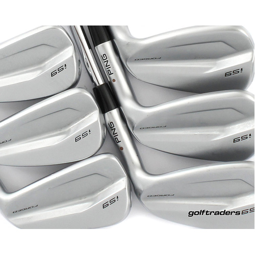 Ping i59 Forged Brown Dot Irons 5-PW Steel Stiff Flex M2789