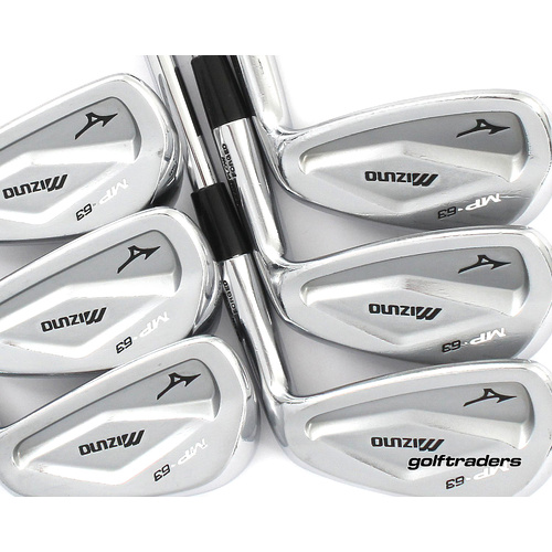 Mizuno Forged MP-63 Irons 5-PW Steel Stiff Flex New Grips M2791