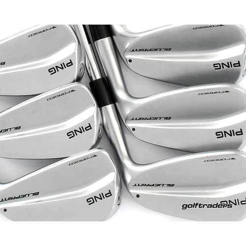 Ping Blueprint Black Dot Forged Irons 5-PW Steel Stiff Flex New Grips M2794