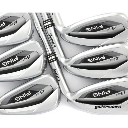 Ping G425 Black Dot Irons 5-PW Steel Stiff Flex +0.5" Longer M2808