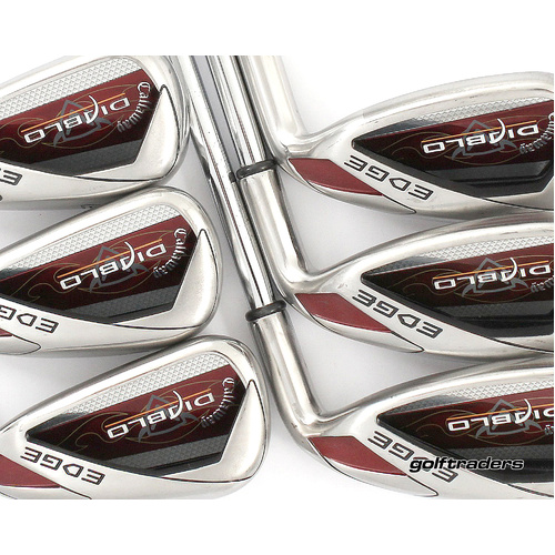 Callaway Diablo Edge Irons 5-PW Steel Uniflex New Grips M2809