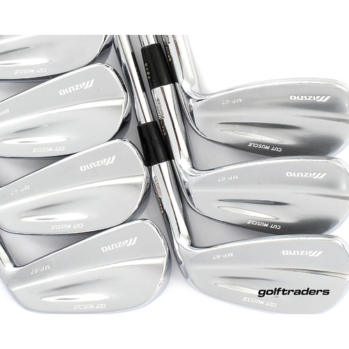 Mizuno Forged MP-67 Irons 4-PW Steel Stiff Regular Flex New Grips M2813
