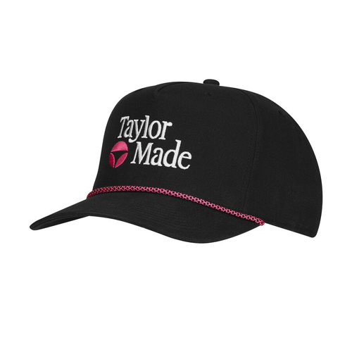 Taylormade TM26 LS A-Frame Stck Rope Golf Cap - Black - Reg M2829