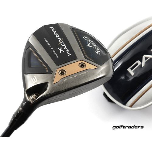 Callaway Paradym X 3 Fairway Wood 15º Graphite X-Stiff Flex Cover M2839