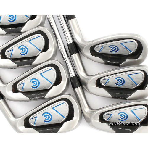 Cleveland Blue Irons 5-PW, SW Steel Stiff Flex New Grips M2862
