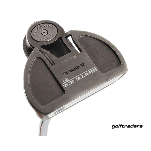Odyssey White Ice 2 Ball Mallet Putter 34" Steel New Grip M2881