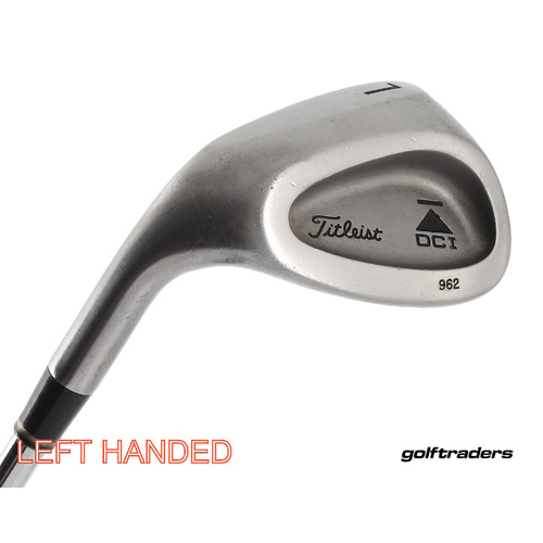 Titleist DCI 962 Black Lob Wedge 60º Steel Stiff Left Handed New Grip M2898