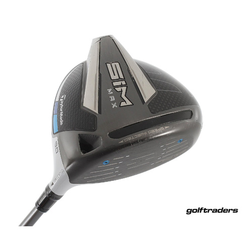 Taylormade Sim Max Driver 9º Graphite Stiff Flex New Grip M2915