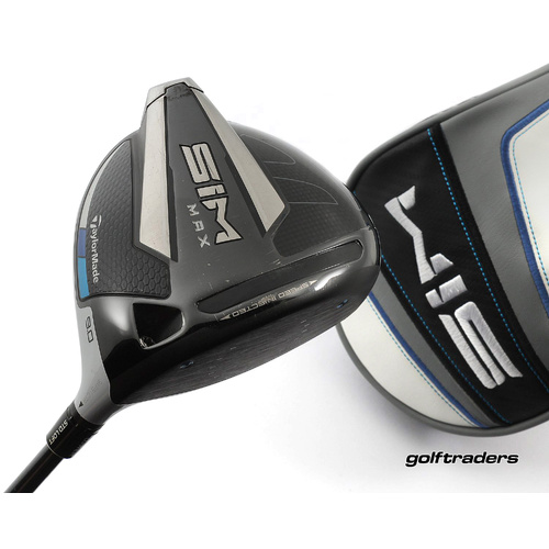 Taylormade Sim Max Driver 9º Graphite Stiff Flex Cover New Grip M2926