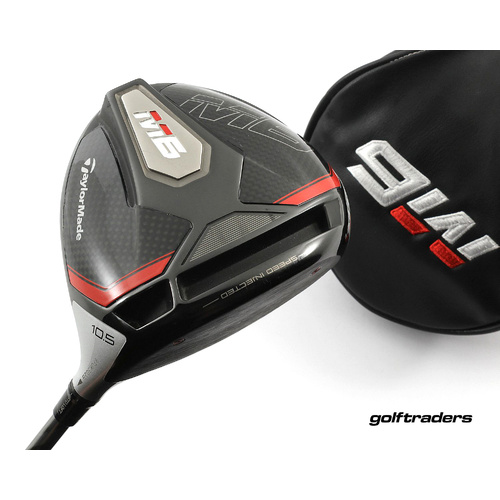 Taylormade M6 Driver 10.5º Graphite Stiff Flex Cover New Grip M2942